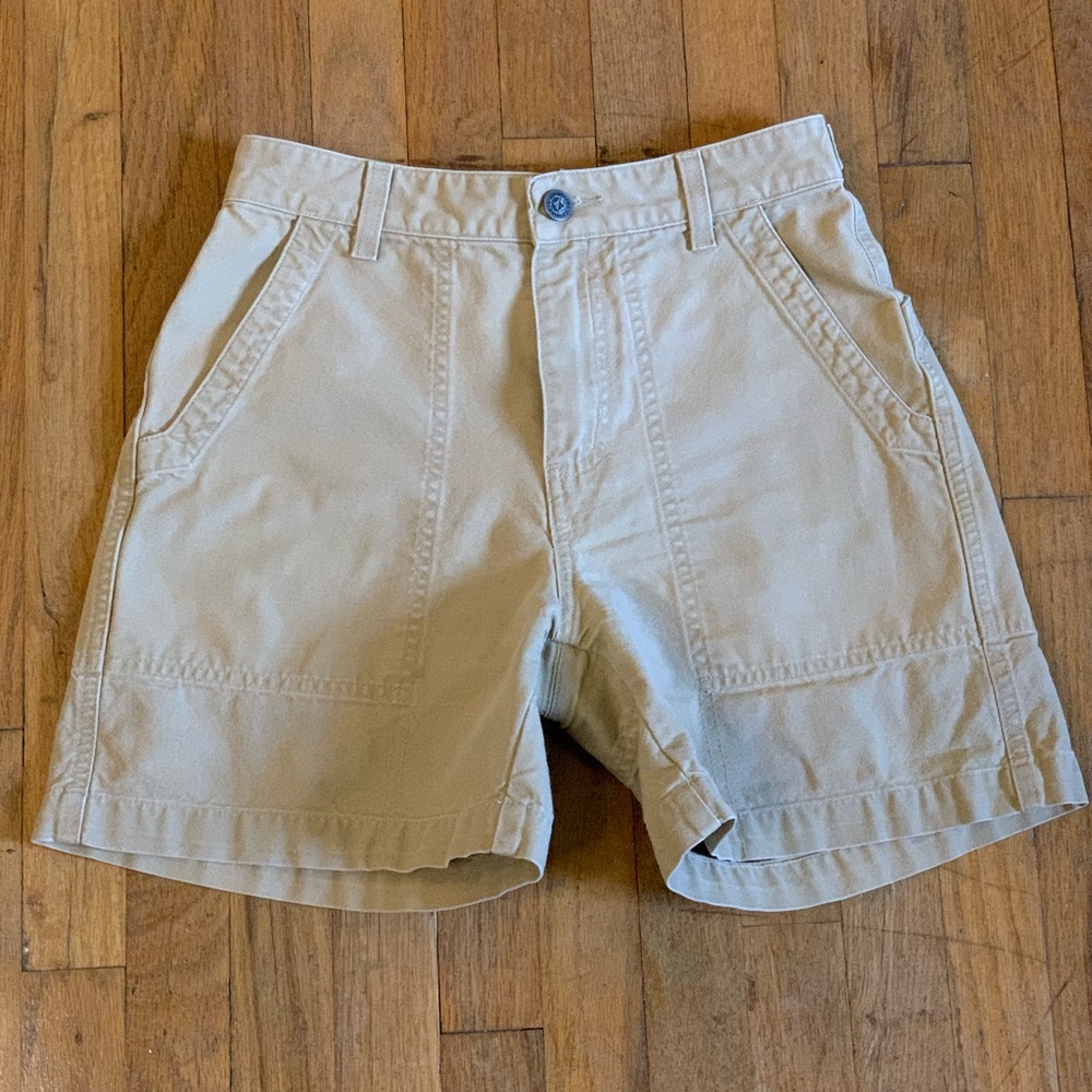Khaki Patagonia cotton shorts